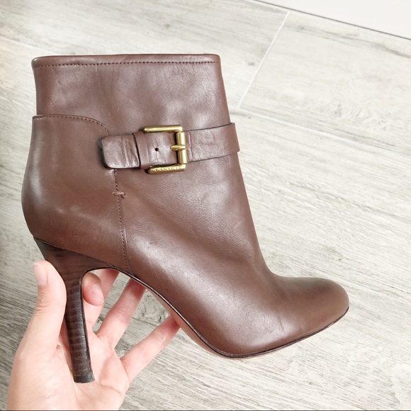 Coach “Mason” Leather Heeled Booties - Picture 9 of 16